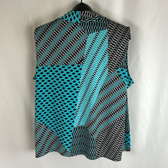 Dana Bachman Geometric Design Sleeveless Top - Size 2X - Picture 6 of 8